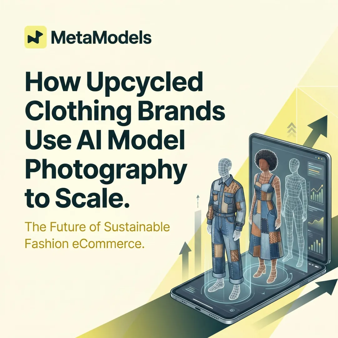 How Upcycled Clothing Brands Use AI Model Photography to Scale
