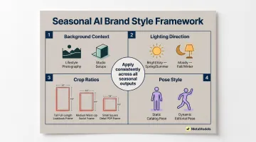 Brand consistency style guide framework for AI seasonal fashion content campaigns