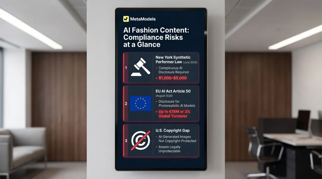 AI content regulatory and copyright risk checklist for fashion brands compliance guide