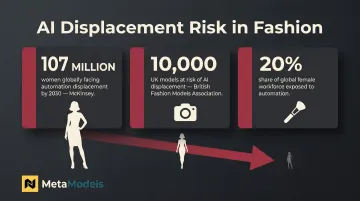 AI fashion industry job displacement statistics for models stylists and photographers