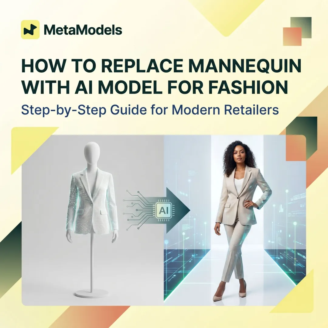 How to Replace Mannequin with AI Model for Fashion