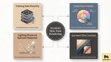 Four technical dimensions of AI skin tone accuracy in fashion photography