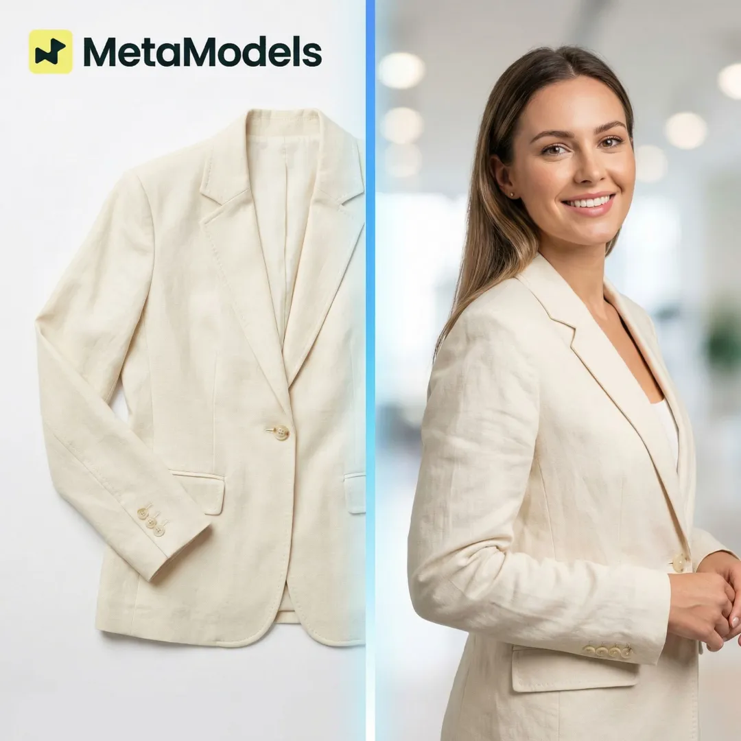 Flat Lay to Model AI Service