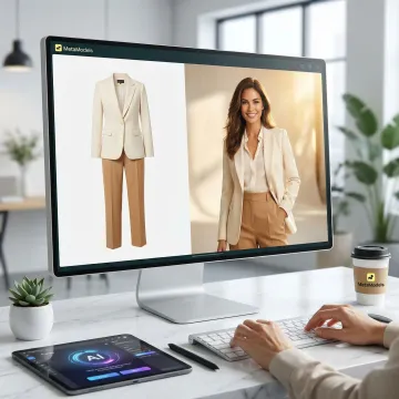 Professional apparel photo editing and AI model image enhancement for fashion brands