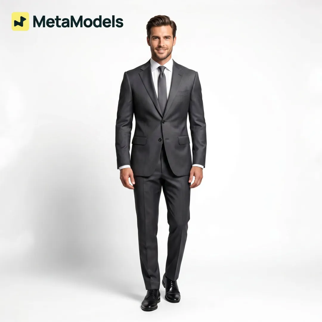 AI formalwear photography workflow example