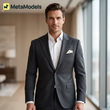 Luxury menswear AI image creation process