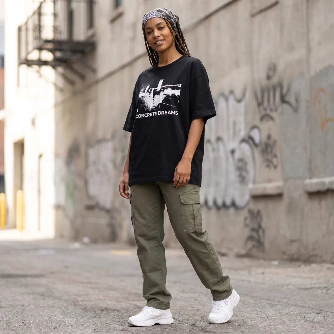 AI Oversized T-Shirt Model Photography for Streetwear Brands