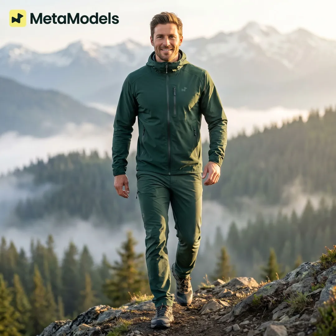 AI Model Photography for Outdoor and Performance Wear Brands