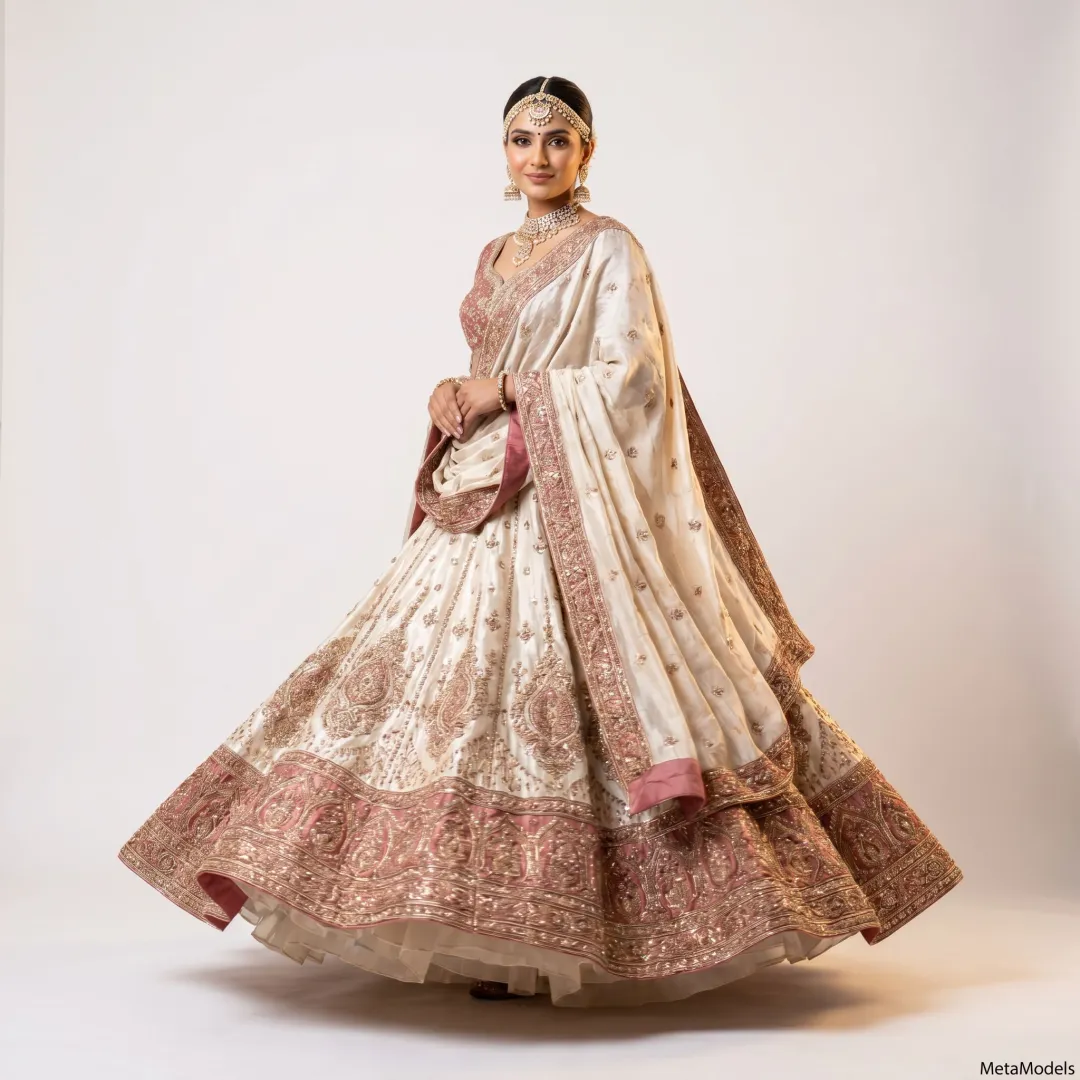 AI Model Photography for Bridal and Wedding Wear Brands