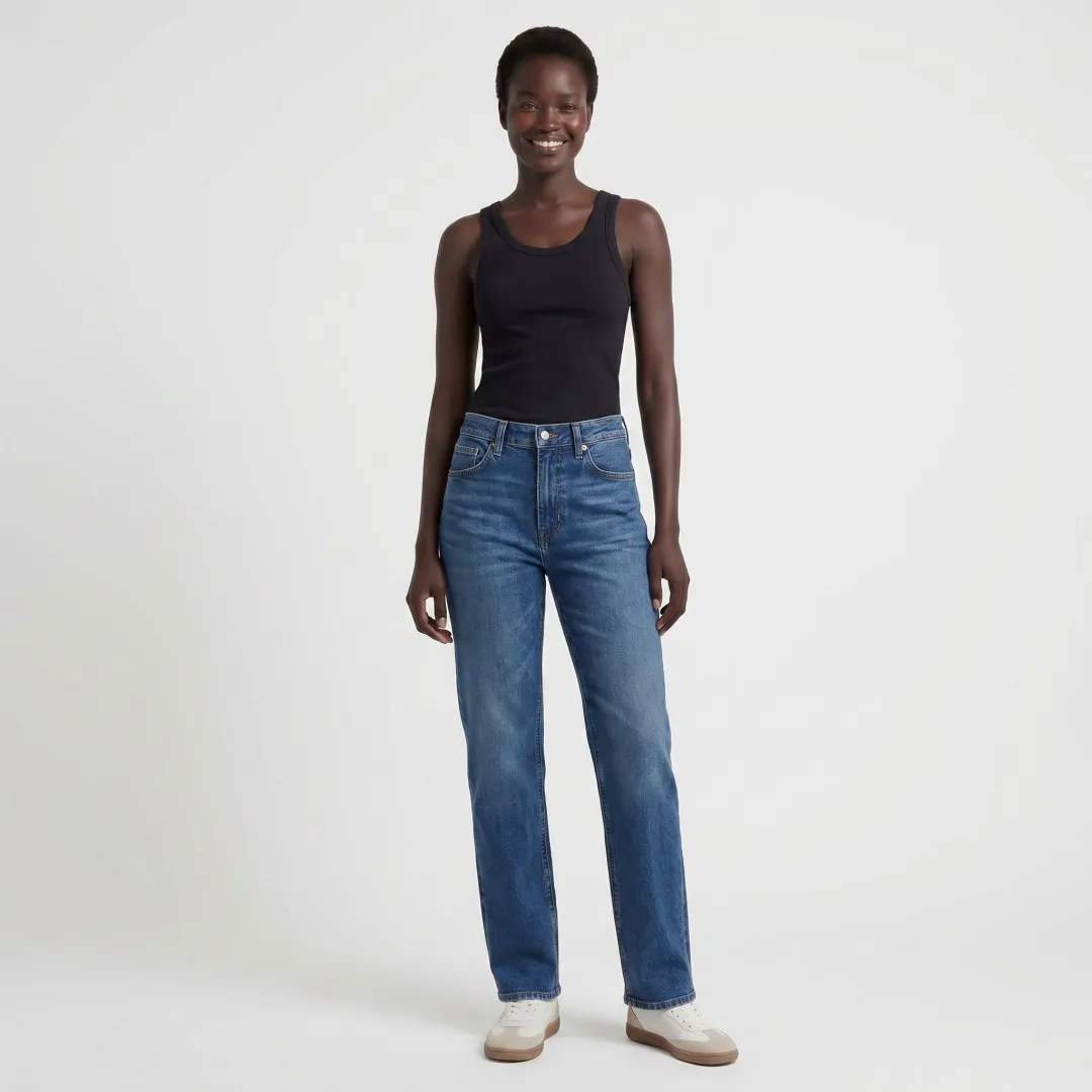 AI Denim Model Photography for Jeans and Denim Brands