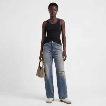 AI-generated fashion model photo from garment packshot