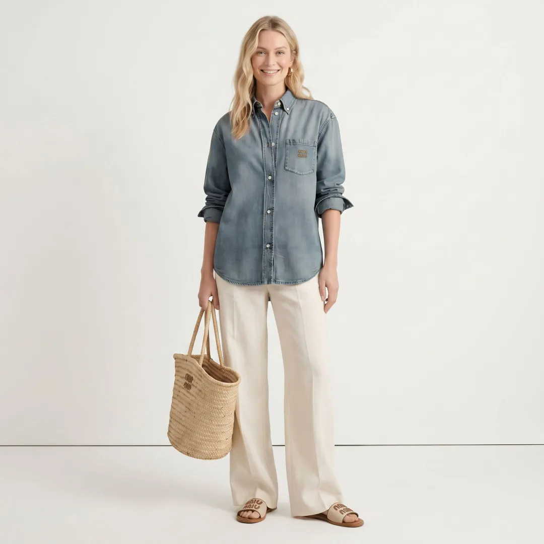 AI Linen Trouser Model Photography for Summer Apparel Brands