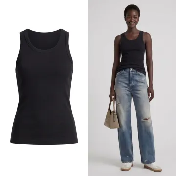 Fashion packshot transformed into an AI model listing image