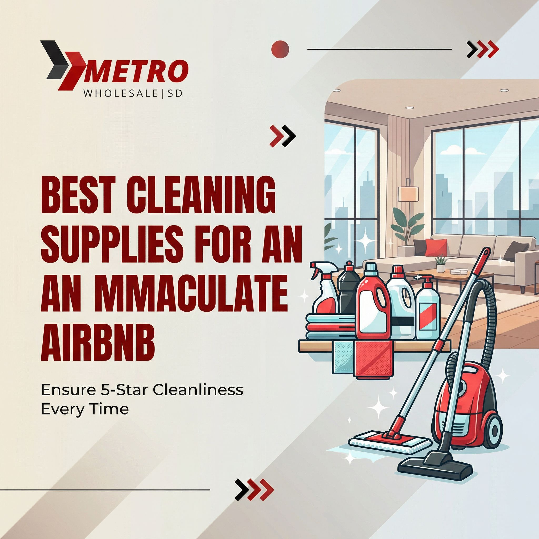 Best Cleaning Supplies for an Immaculate Airbnb