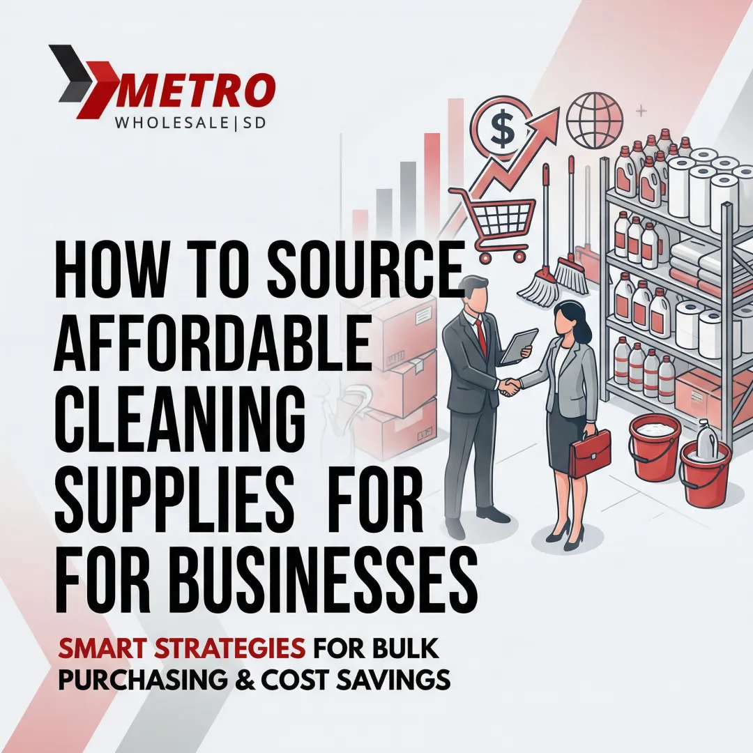 How to Source Affordable Cleaning Supplies for Businesses