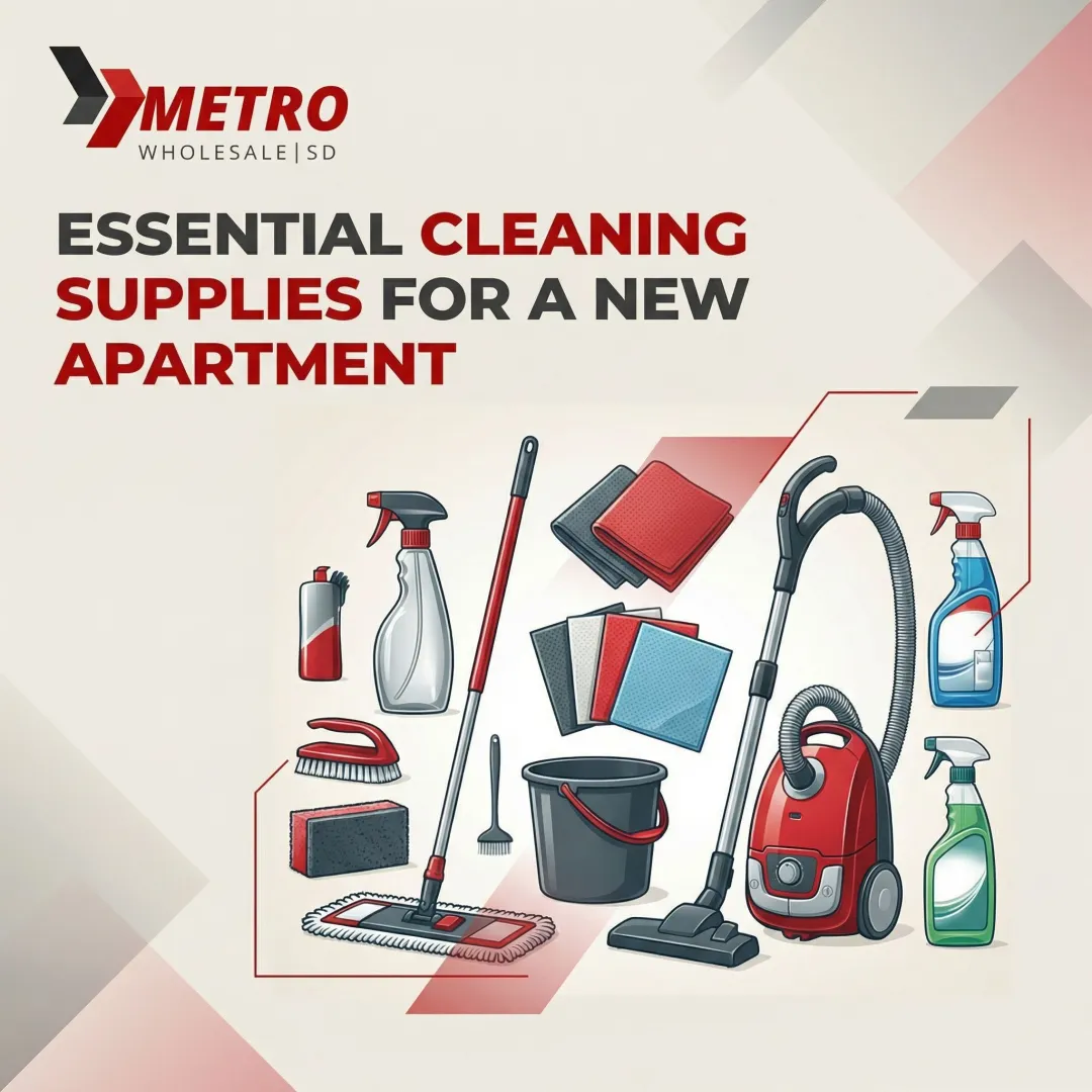 Essential Cleaning Supplies for a New Apartment