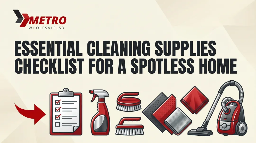 Cover image for Essential Cleaning Supplies Checklist for a Spotless Home