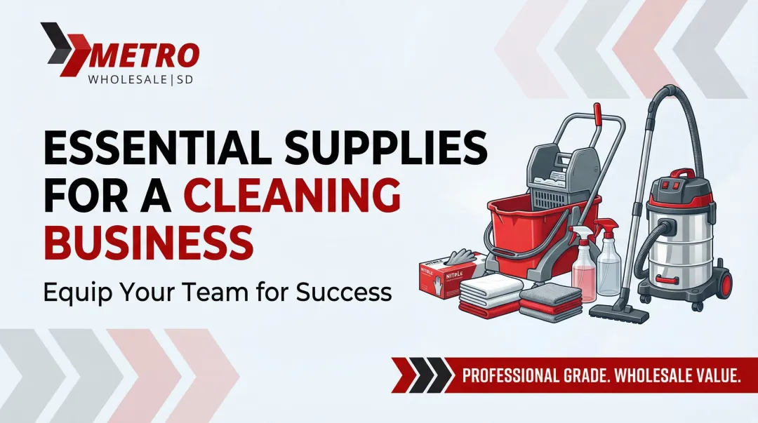 Cover image for Essential Supplies for a Cleaning Business