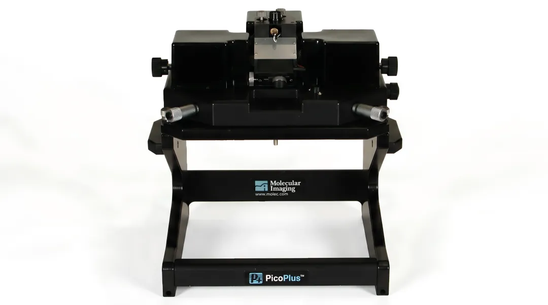 Molecular Imaging AFM STM platform mounted on active isolation bench