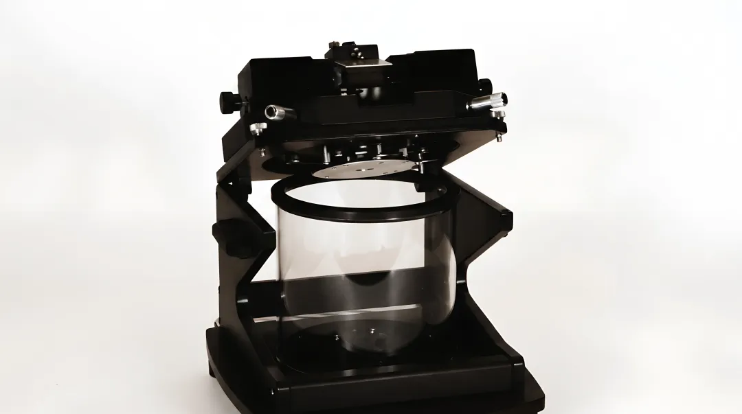 BioAFM system with temperature-controlled stage for liquid sample imaging