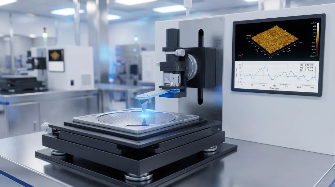 Semiconductor wafer defect analysis using conductive atomic force microscopy technique