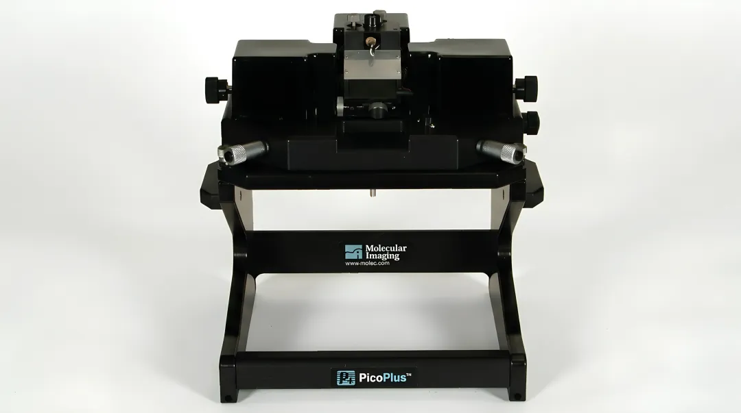 Molecular Imaging AFM and STM instrument lineup on lab bench