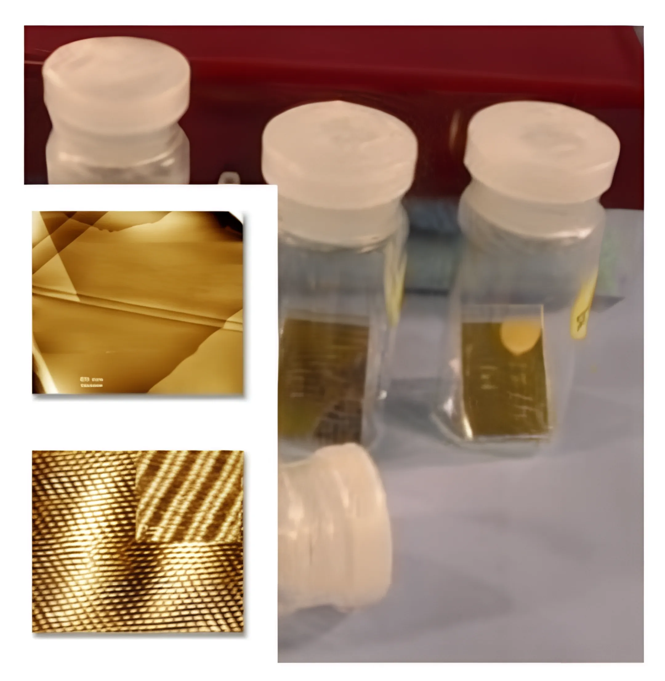 AU Gold Thin Film on Mica Substrate Small