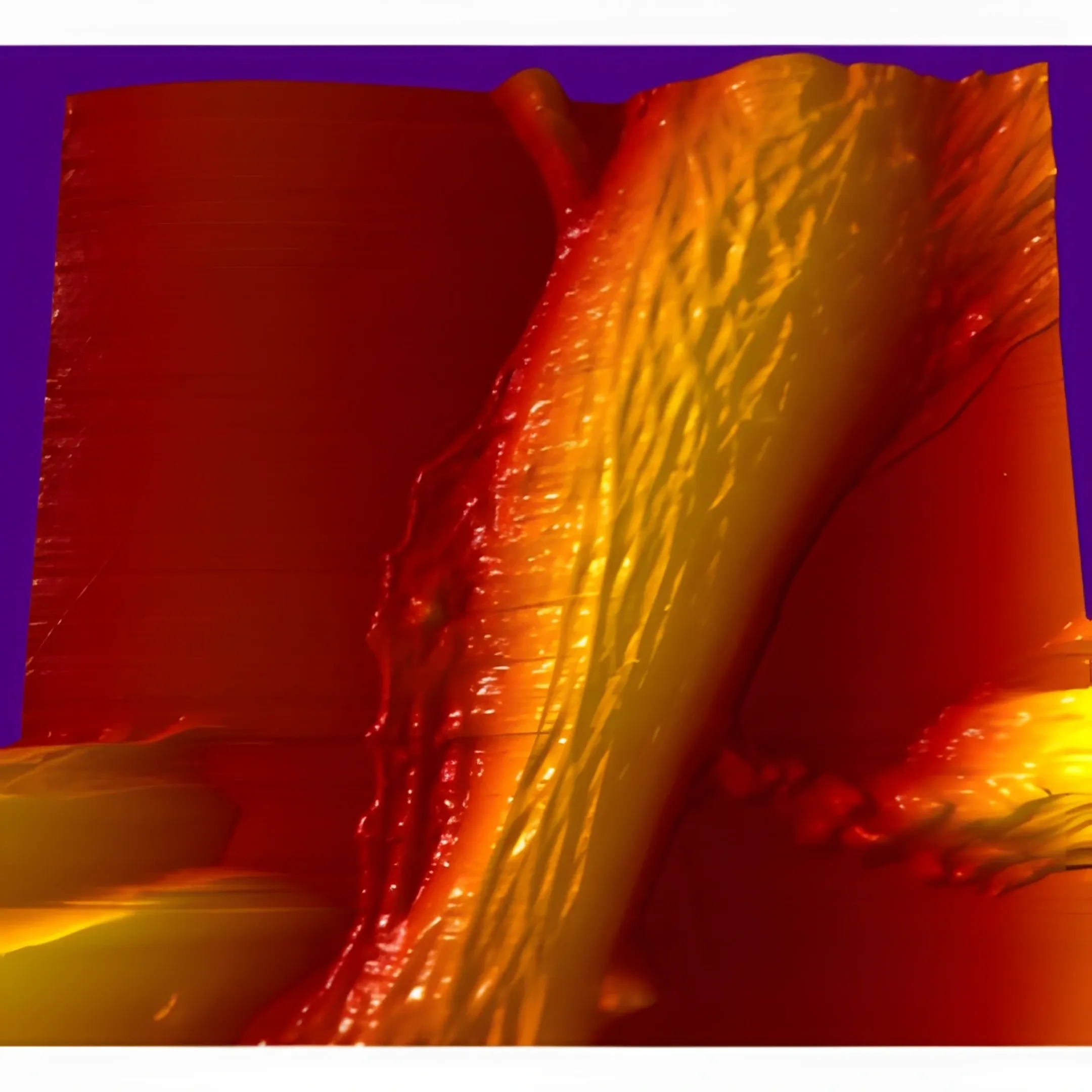 Researcher preparing an AFM probe