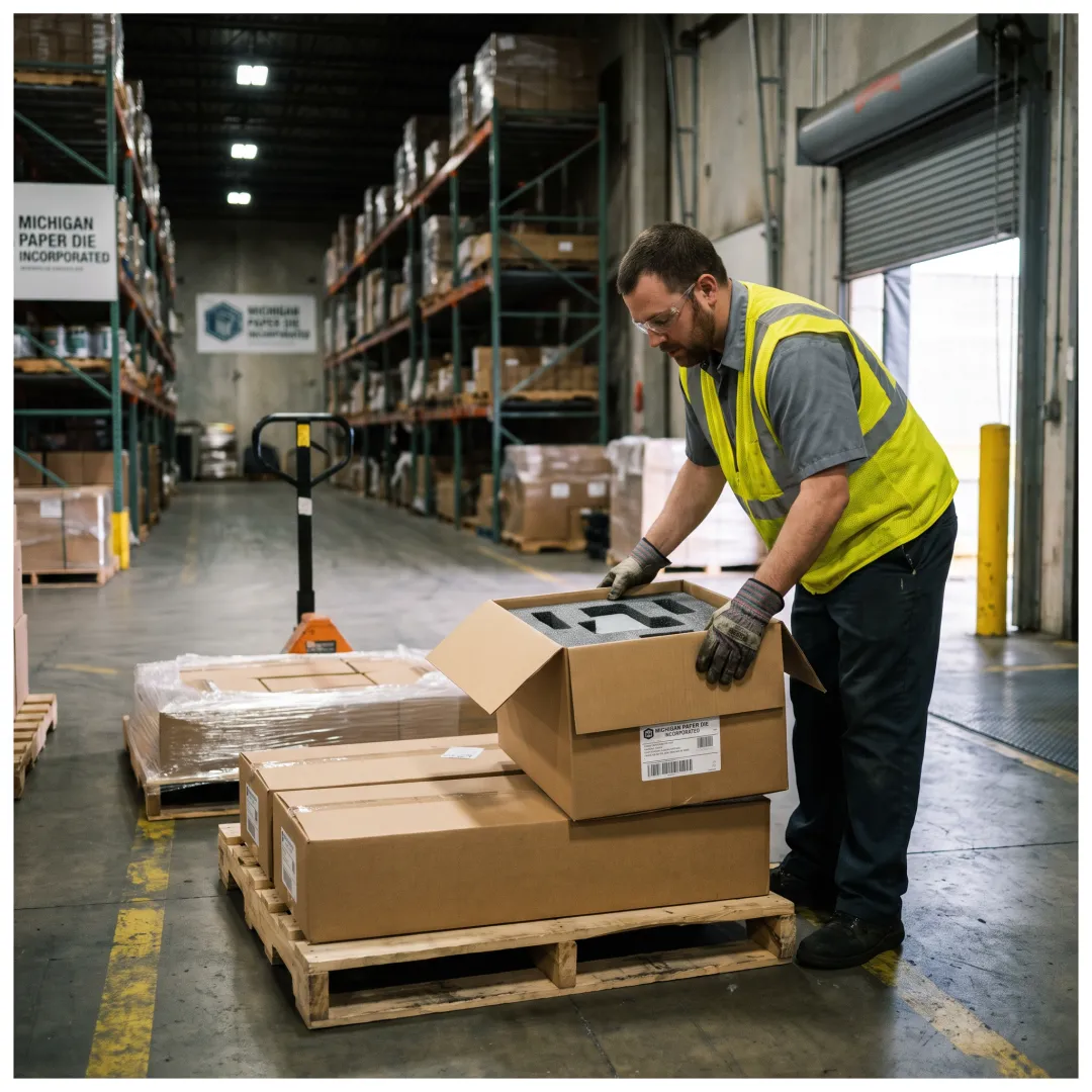 Logistics foam packaging