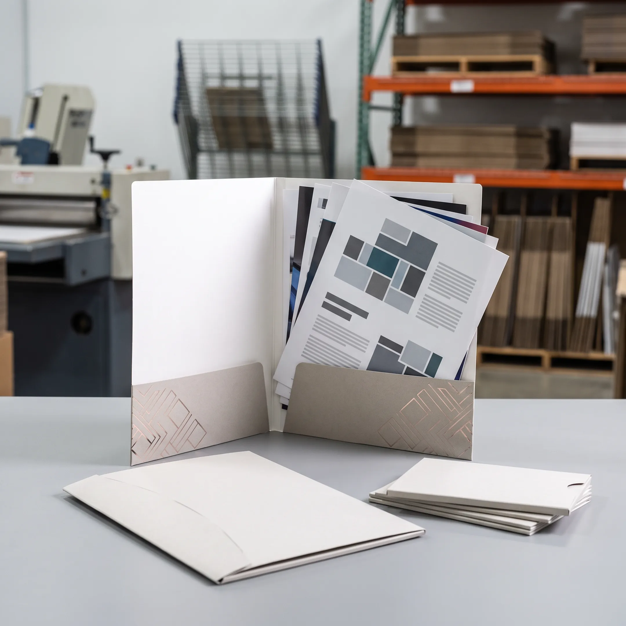 Retail & Consumer Goods two pocket folder