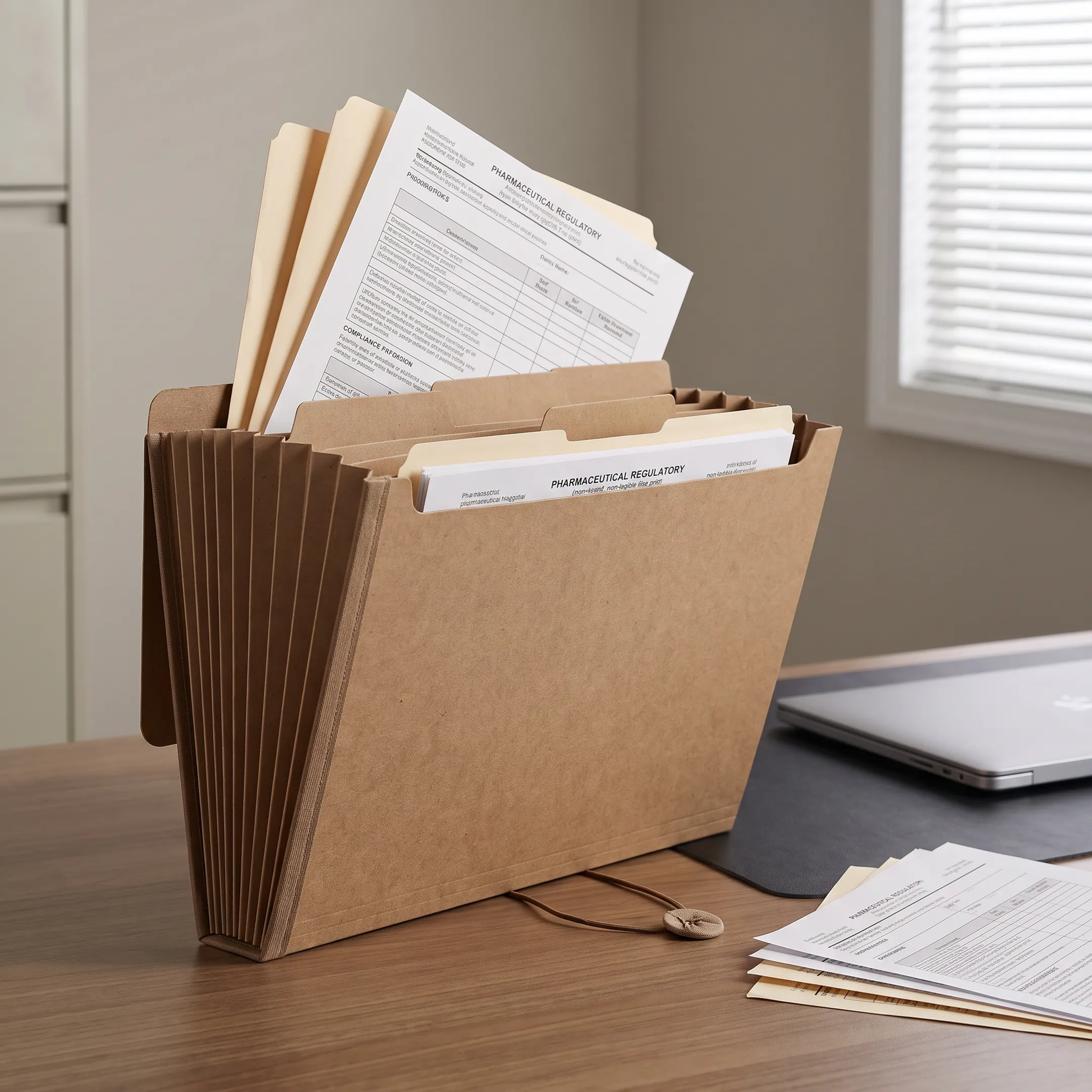 Pharmaceutical healthcare folder