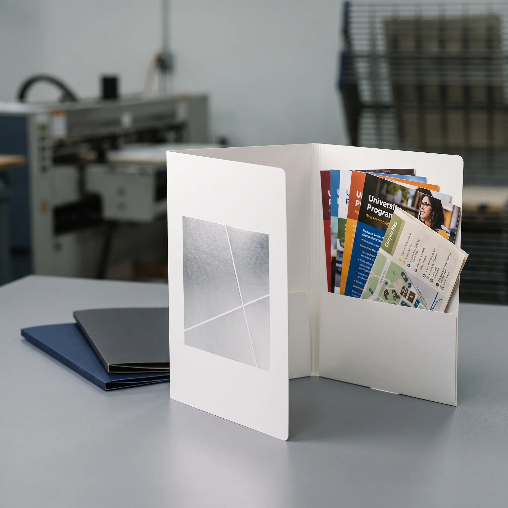 University mini pocket brochure