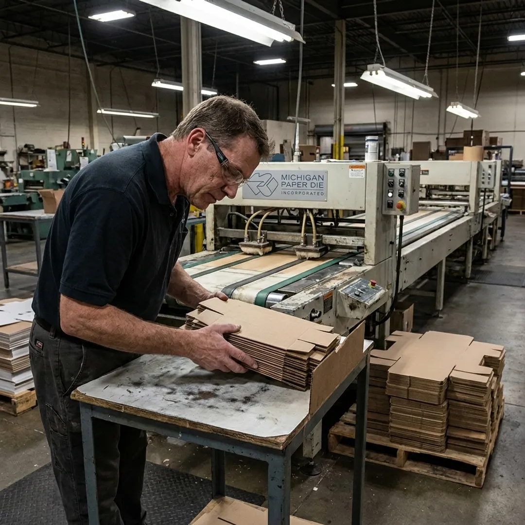 Folding carton production process