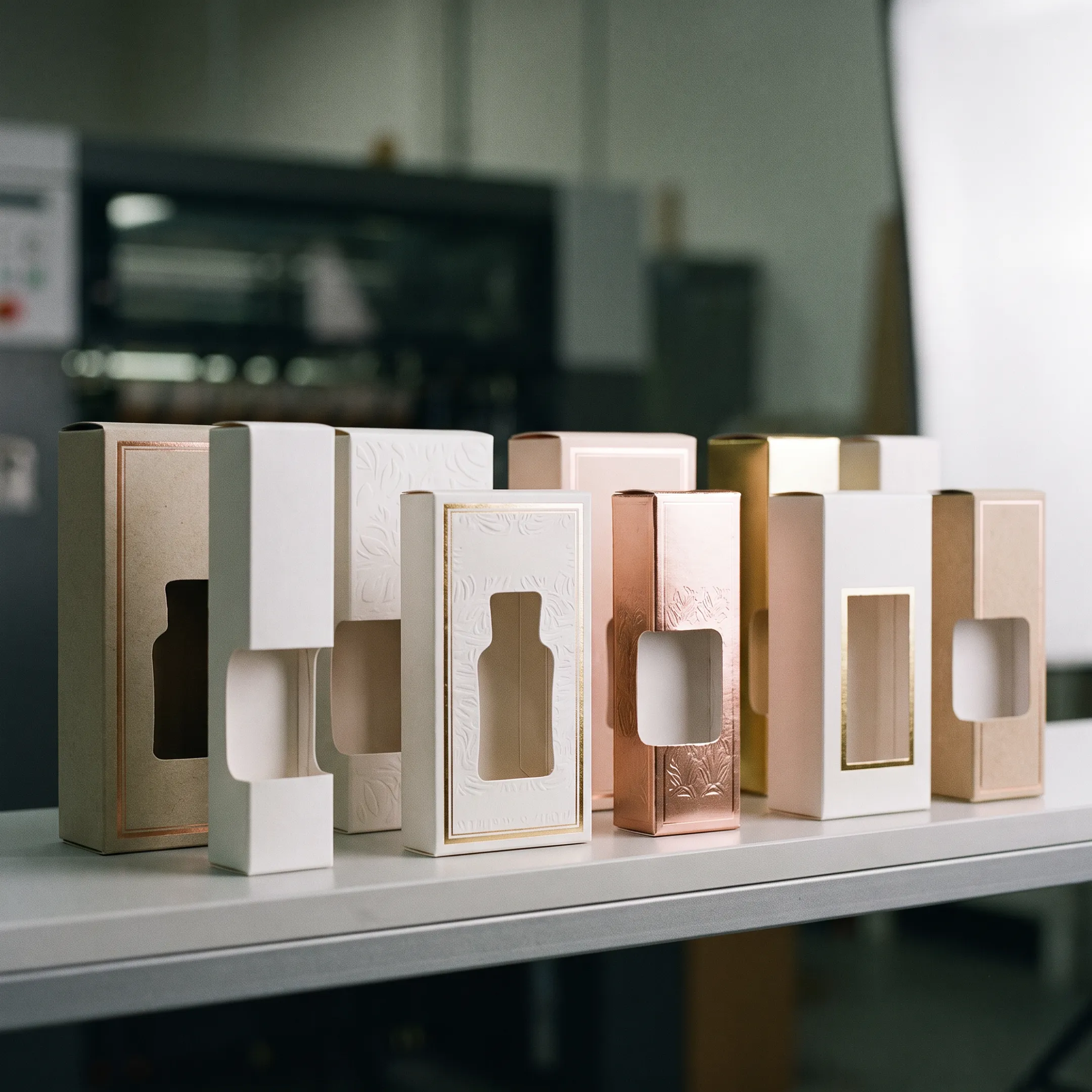 Retail cosmetics packaging