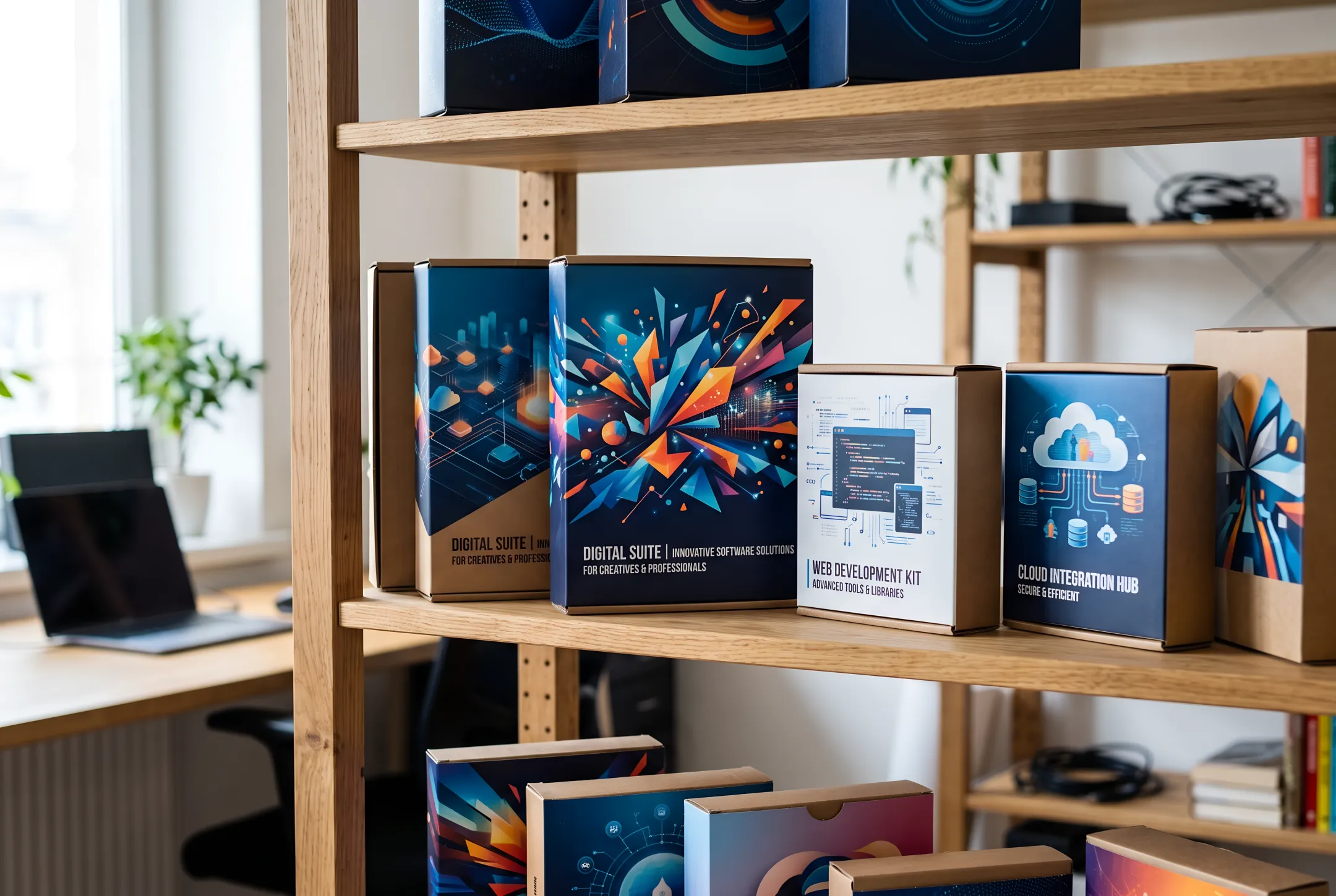 Custom Printed Software Packaging Boxes