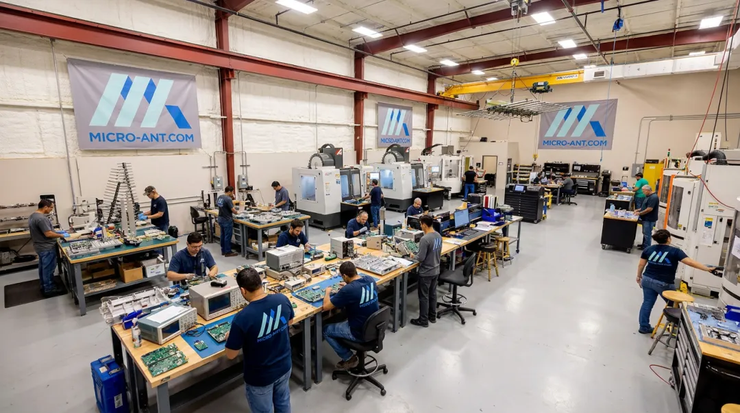Micro-Ant Jacksonville Florida facility for custom antenna manufacturing