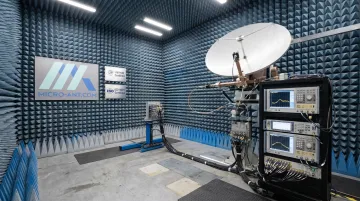 Micro-Ant in-house RF test chamber used for antenna certification