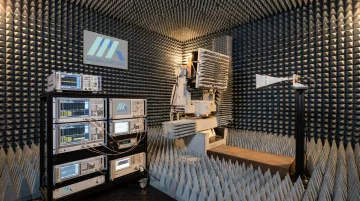 Micro-Ant near-field antenna testing chamber facility in Jacksonville Florida