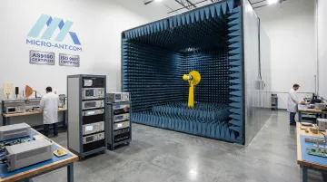 Micro-Ant Jacksonville Florida facility with RF antenna near-field test chambers