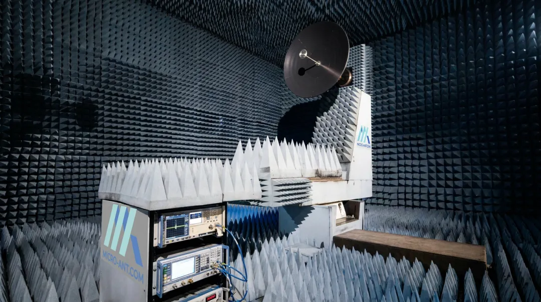 Micro-Ant near-field testing chamber validating custom antenna performance
