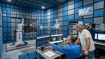 Micro-Ant in-house near-field antenna test chamber facility Jacksonville