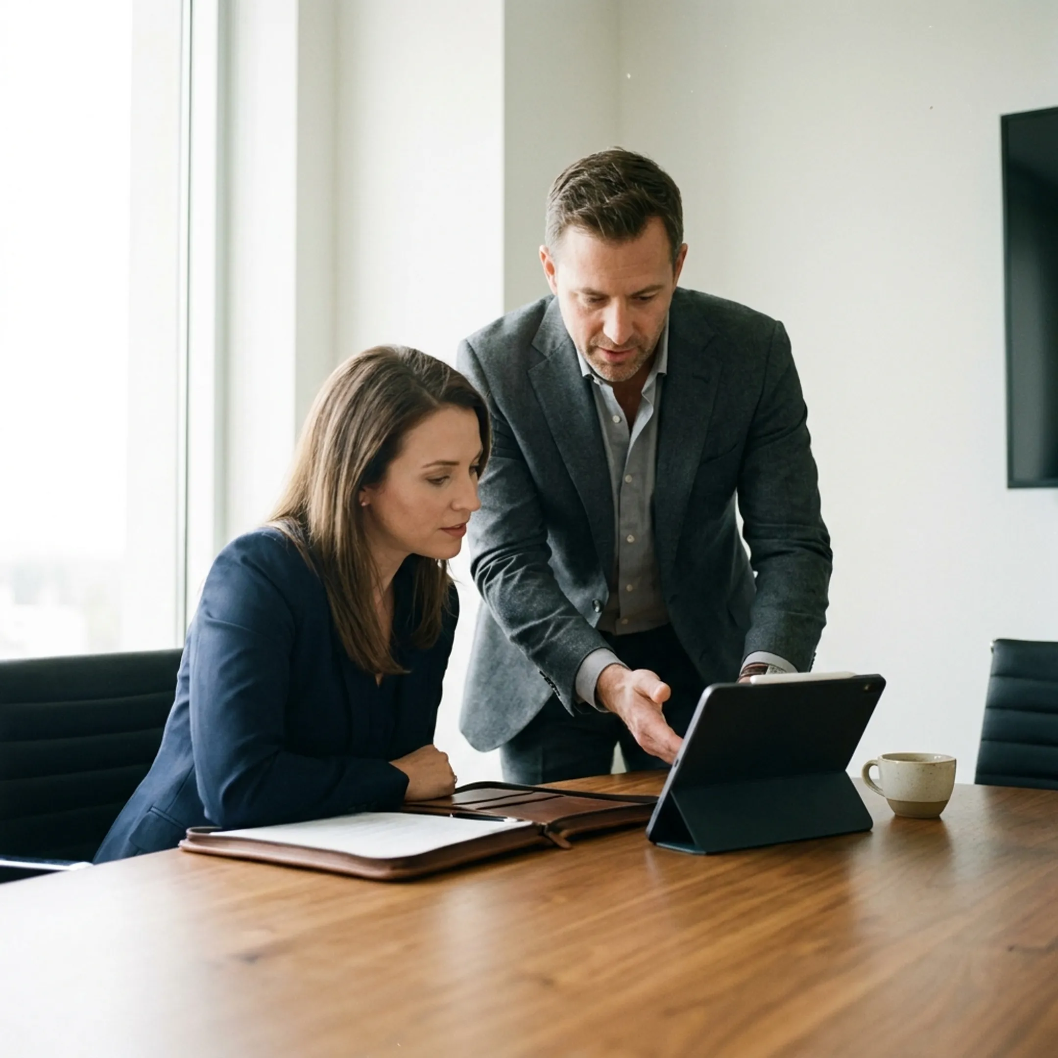 Insurance professional guiding a client through life insurance quote options