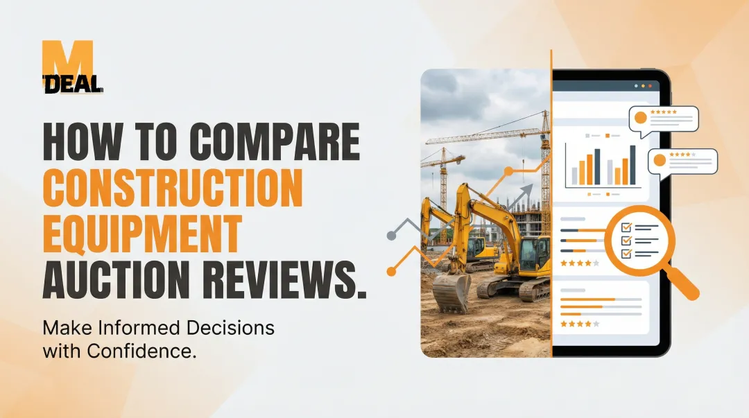 How to Compare Construction Equipment Auction Reviews