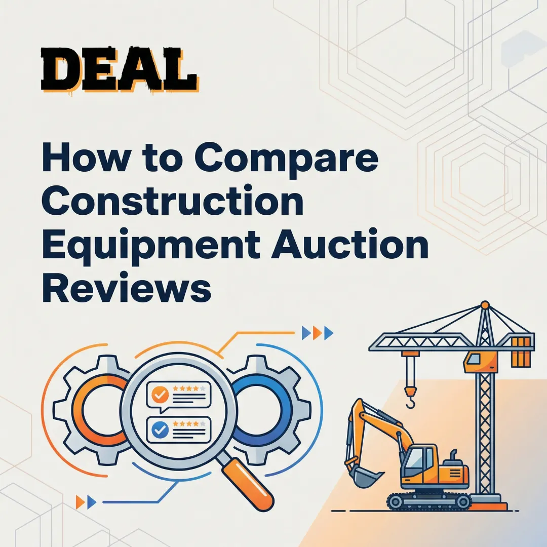 How to Compare Construction Equipment Auction Reviews