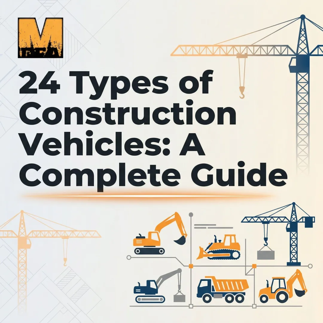 24 Types of Construction Vehicles: A Complete Guide