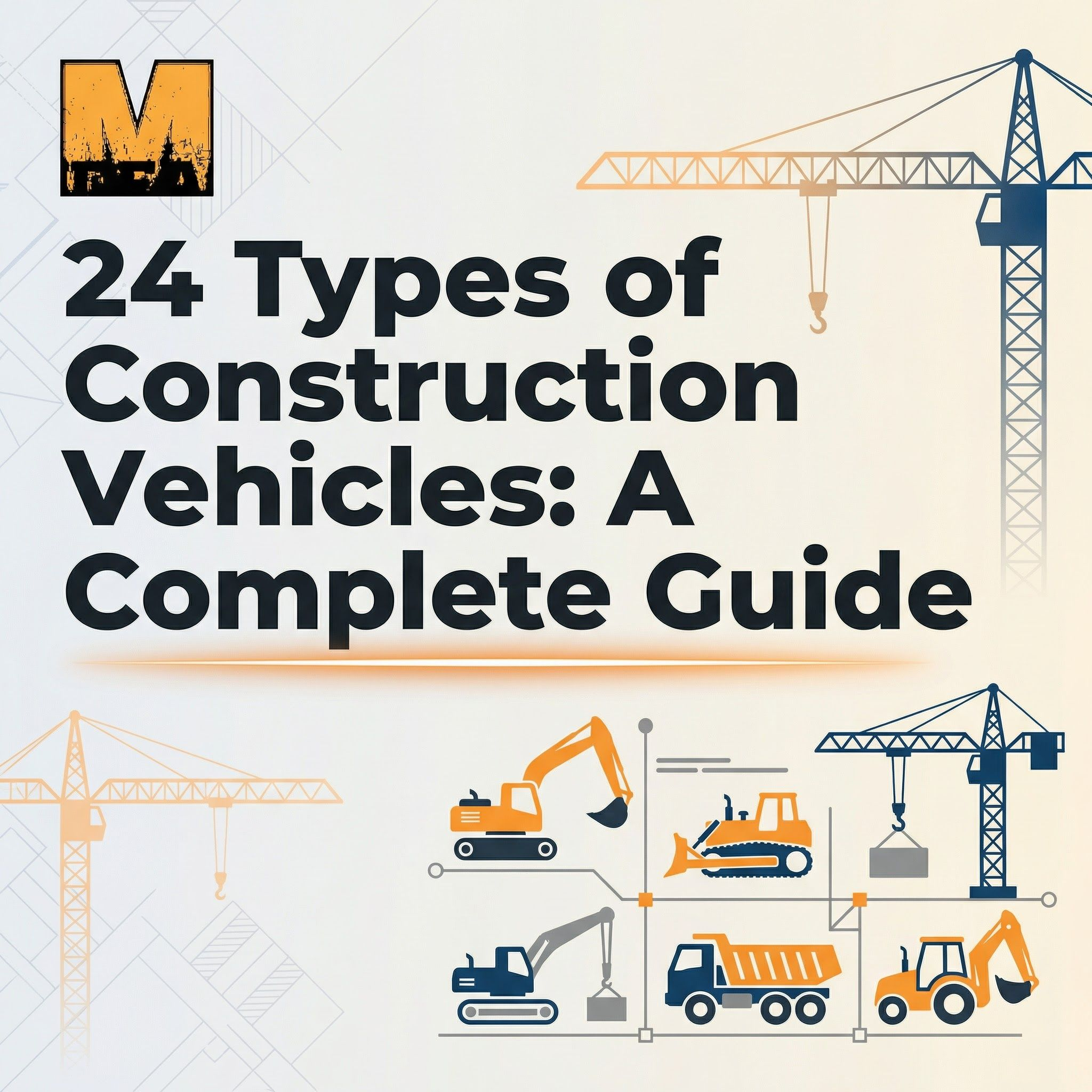 24 Types of Construction Vehicles: A Complete Guide