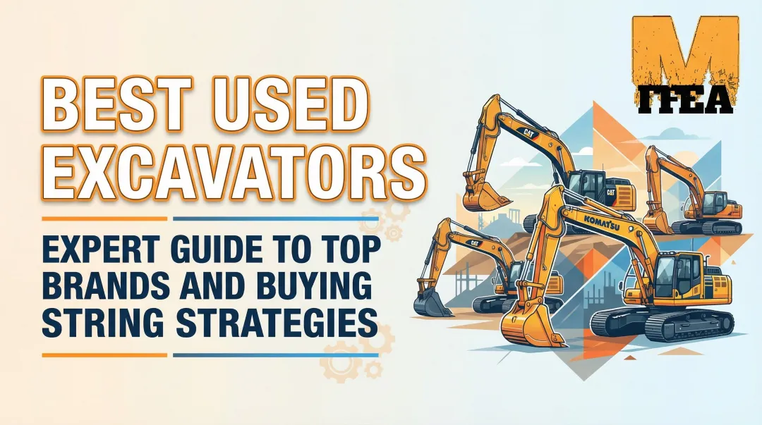 Cover image for Best Used Excavators: Expert Guide to Top Brands and Buying Strategies
