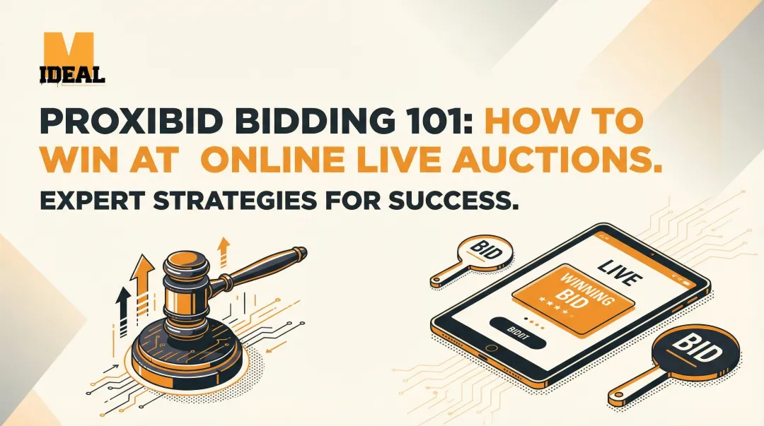 Cover image for Proxibid Bidding 101: How to Win at Online Live Auctions