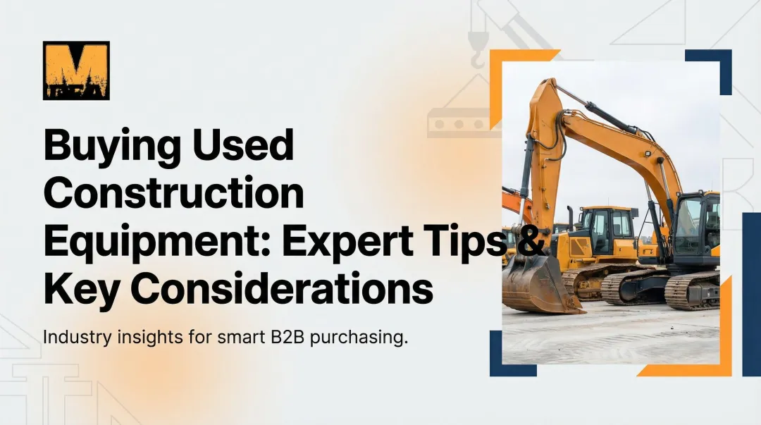 Cover image for Buying Used Construction Equipment: Expert Tips & Key Considerations