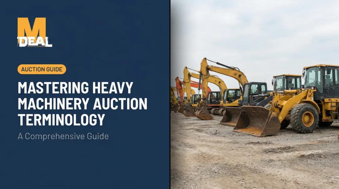 Mastering Heavy Machinery Auction Terminology: A Comprehensive Guide
